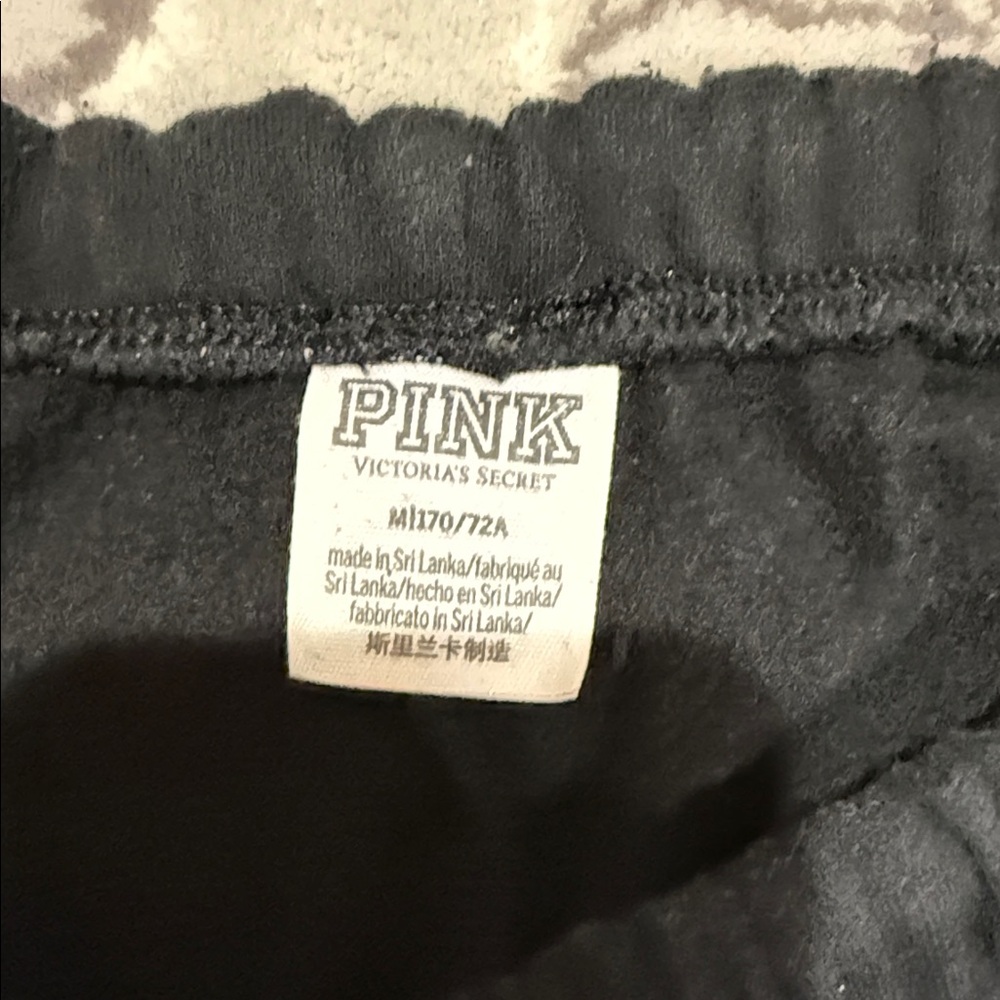 PINK Victoria's Secret Black Sweatpants - Picture 3 of 5